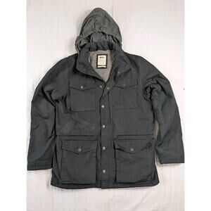 Fjallraven Men’s Raven Black Winter Jacket Coat G-1000 Mens Medium FLAW